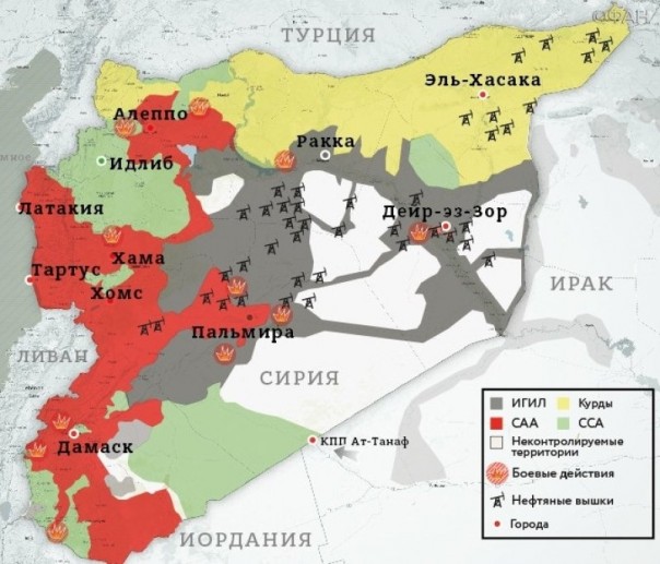 28 апреля 2017. Военная обстановка в Сирии | Войска Асада обезопасили ливанскую границу, коалиция встала между курдами и турецкой армией