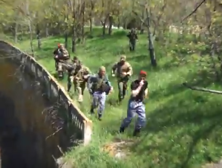 Первые в ЛНР экзамены на Краповый берет. Генеральная репетиция 2-ой годовщины вручения боевого знамени МВД ЛНР