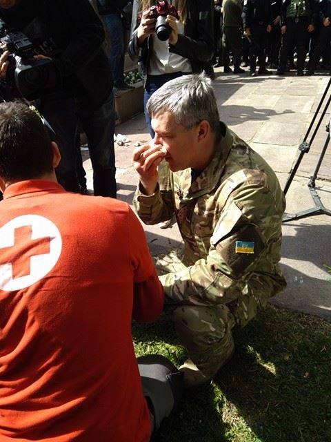 По всей б.Украине нацисты получают массовый отпор от населения и полиции