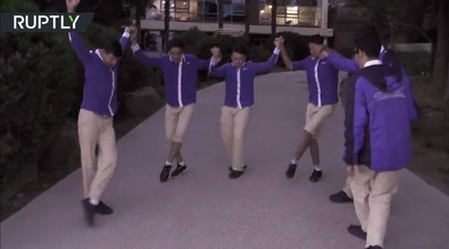 «Катюша» в исполнении сирийского подростка, отдыхающего в «Артеке»