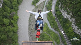 Сочи, Скайпарк. Прыжок с высоты 207 метров!