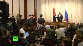 Пресс-конференция глав МИД России и Китая