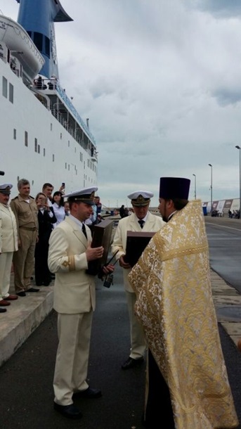 Торжественная церемония освящения круизного лайнера «Князь Владимир» прошла в Сочи Торжественная церемония освящения круизного лайнера «Князь Владимир» прошла в Сочи