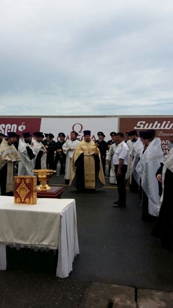 Торжественная церемония освящения круизного лайнера «Князь Владимир» прошла в Сочи Торжественная церемония освящения круизного лайнера «Князь Владимир» прошла в Сочи