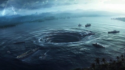 Гигантский водоворот в Греции напугал туристов