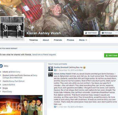 «Я думал, хуже не будет, но потом попал в Зайцево», — откровения британского наемник