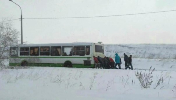 В Красноярске 30-градусную жару сменили снегопады
