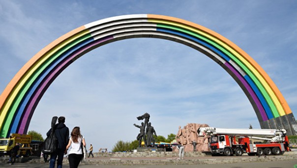 В Киеве украли букву из надписи "Евровидение"