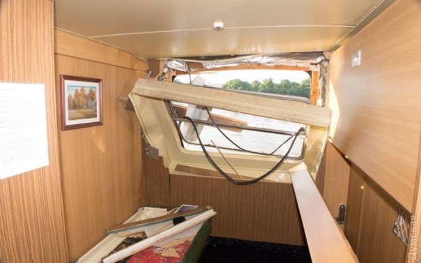 В Венгрии столкнулись два украинских судна