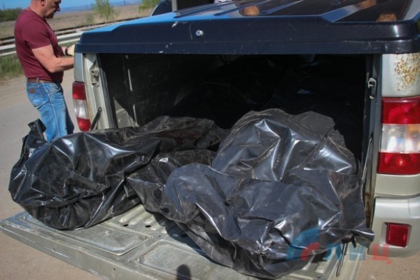 Передача тел убитых диверсантов ВСУ на территорию подконтрольную Киеву Передача тел убитых диверсантов ВСУ на территорию подконтрольную Киеву