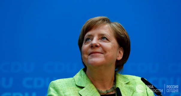 Партия Меркель выигрывает региональные выборы на западе Германии Партия Меркель выигрывает региональные выборы на западе Германии