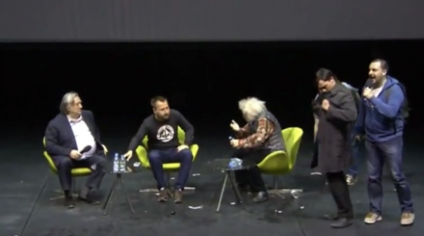 Активисты «Другой России» облили Алексея Венедиктова виски