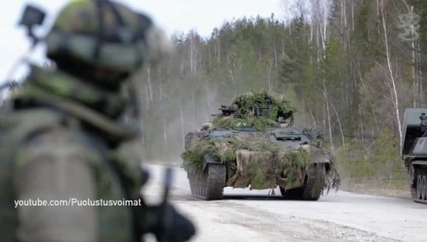 А потом пришёл эстонский фермер... и выгнал натовцев со своего огорода (не шутка)