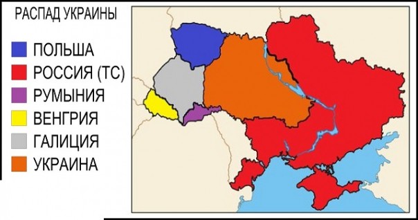 Украина идет к развалу государства и разделу территорий! Андрей Князев.