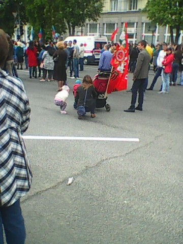 Луганск, живое фото 9 МАЯ