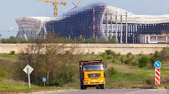 Крымский полуостров не перестает расти. Строительство нового терминала. Аэропорт Симферополь