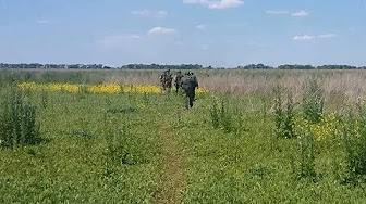 Брошенные позиции укрофашистов под Ясиноватой (Полное видео)