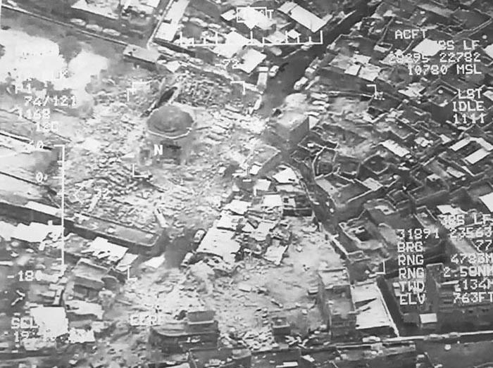 Уничтожена мечеть, где был провозглашен Халифат Уничтожена мечеть, где был провозглашен Халифат