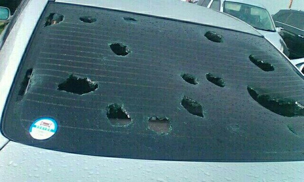 В Хакасии выпал град размером с куриное яйцо