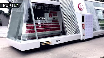 В Китае появился беспилотный круглосуточный мини-маркет на колёсах