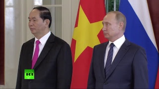 Путин и президент Вьетнама подводят итоги переговоров в Москве