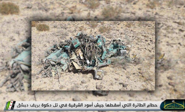 Проамериканские исламисты сбили истребитель МиГ-21 в Сирии в пустыне восточнее Дамаска. [18+]