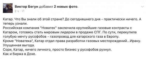 Драка за катарский газ. Юлия Витязева Драка за катарский газ. Юлия Витязева