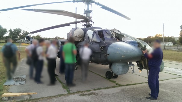 Побитый жизнью Ка-52 из Джанкоя