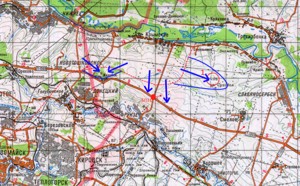 Бои за Желобок: ситуация на утро 8 июня 2017 года и подробный анализ. (yurasumy) Бои за Желобок: ситуация на утро 8 июня 2017 года и подробный анализ. (yurasumy)