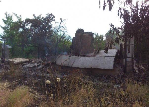 Желобок под контролем Народной милиции, но полностью уничтожен артиллерией ВСУ Желобок под контролем Народной милиции, но полностью уничтожен артиллерией ВСУ