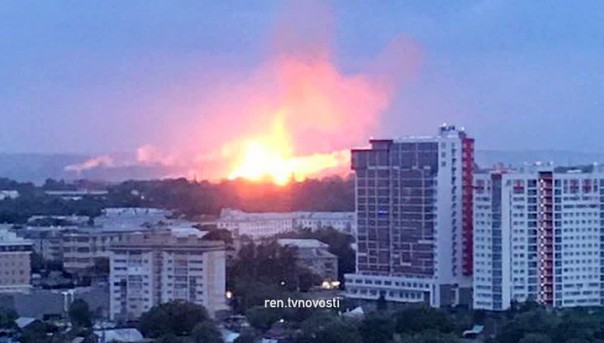 На Казанском пороховом заводе возник пожар