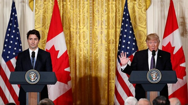 Брифинг Трампа...