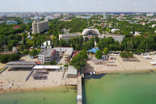 Пустые пляжи Крыма с квадрокоптера Пустые пляжи Крыма с квадрокоптера