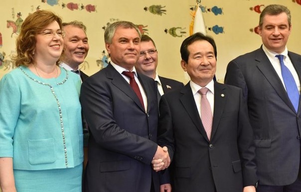 Встреча глав парламентов Евразии: в Корею прибыл председатель Госдумы Володин