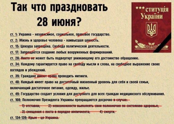 День ...ституции Украины. Юлия Витязева