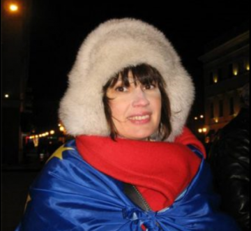 Взбесившаяся «майдановка» Балаба о русских: Будем жечь напалмом, насмерть