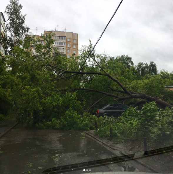 Хроника страшного ливня в Ульяновской области в фотографиях и видео жителей