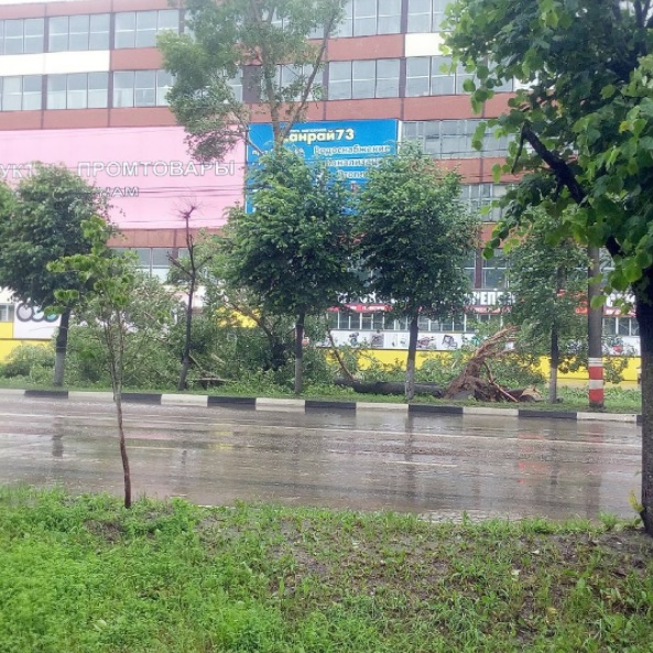 Хроника страшного ливня в Ульяновской области в фотографиях и видео жителей