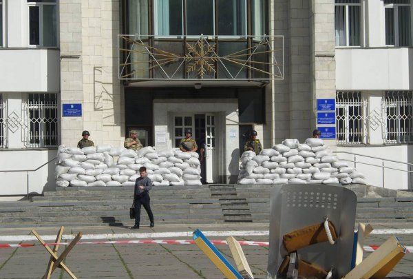 Руслан Коцаба заснял на видео подготовку тербатов к отражению штурма райадминистрации Киева