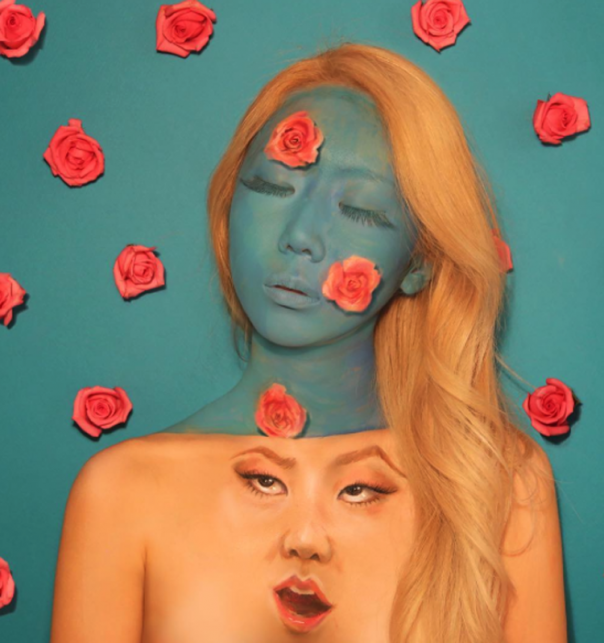 Макияж - "сломай глаза"