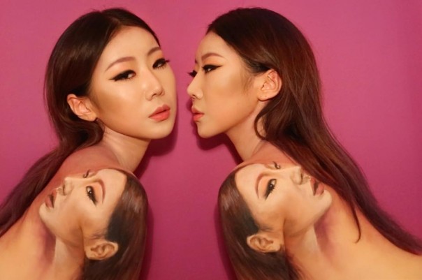 Макияж - "сломай глаза"