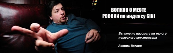 Волков про место России по индексу GINI