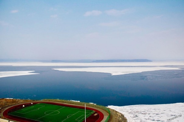 Самое красивое футбольное поле в России Самое красивое футбольное поле в России