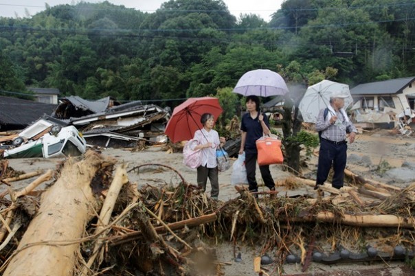 Наводнение в Китае: в зоне бедствия 12 млн человек