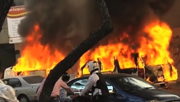 Венесуэльский боевик. Видео атаки на Национальную гвардию в Венесуэле