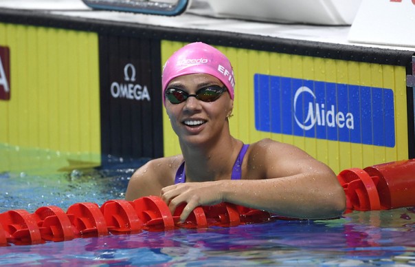Ефимова стала чемпионкой мира в плавании на 200 м брассом