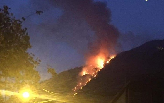 В Черногории заблудившийся турист спровоцировал огромный пожар