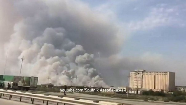 На складе оружия в Азербайджане прогремел взрыв