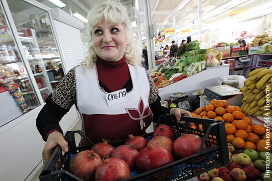 Цены в России падают рекордными темпами