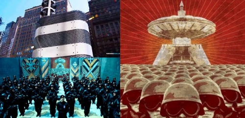 В Нью-Йорке устанавливают загадочные стальные башни, полные оптоволокона